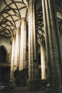 Vorschaubild Moritzkirche, Langhausgewölbe (Foto 1990)